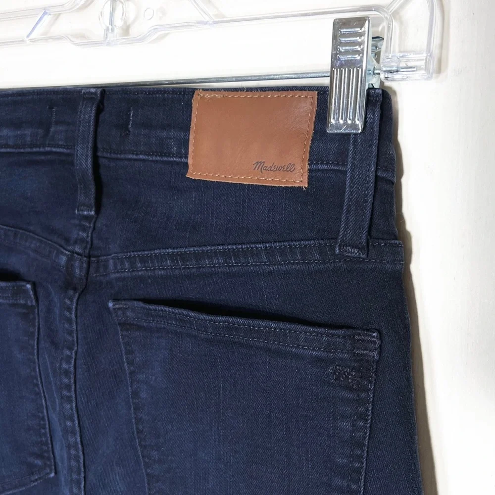 Madewell Navy Blue Colored Denim 9” High Rise Skinny Jeans